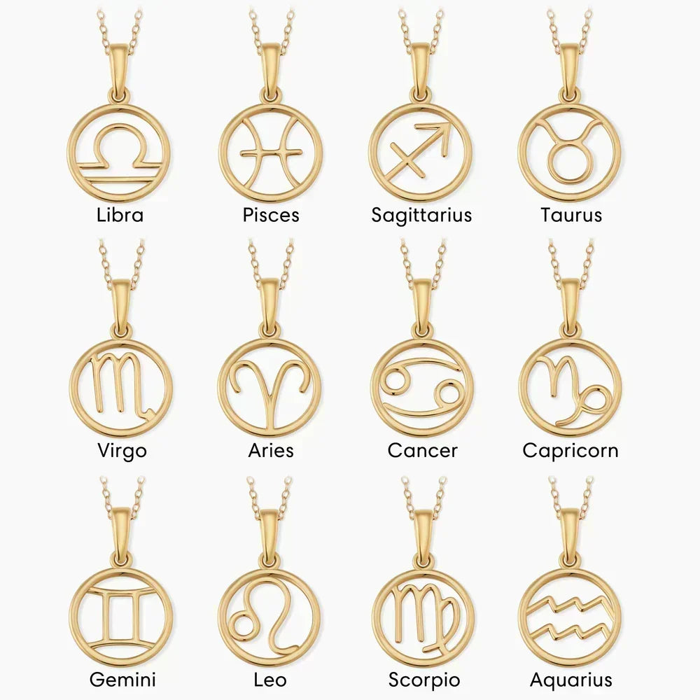 Naszyjnik zodiakalny | Złoto