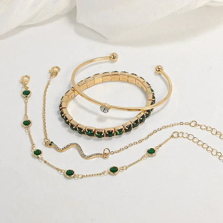 Sorina Feldwyn zestaw bransoletek | Złoto