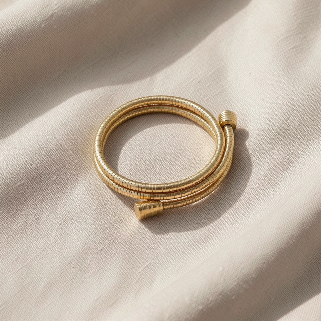 Bransoletka złoty pleciony Nodo