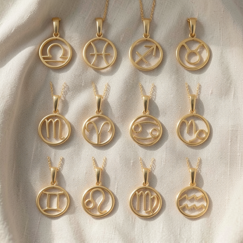 Naszyjnik zodiakalny | Złoto
